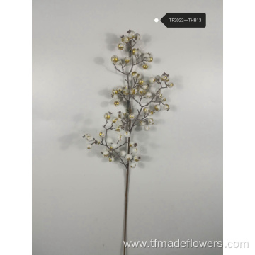 White Artificial Christmas Fruit Bouquet